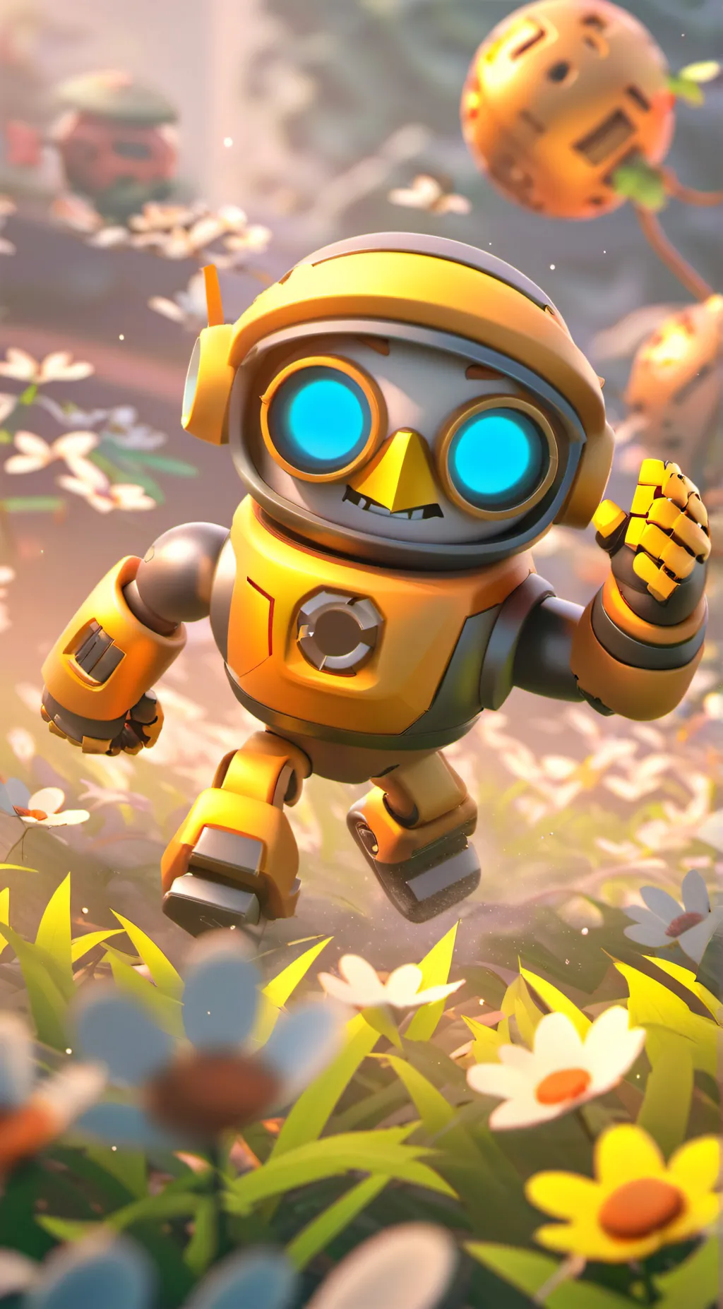 ai character: smart bot background