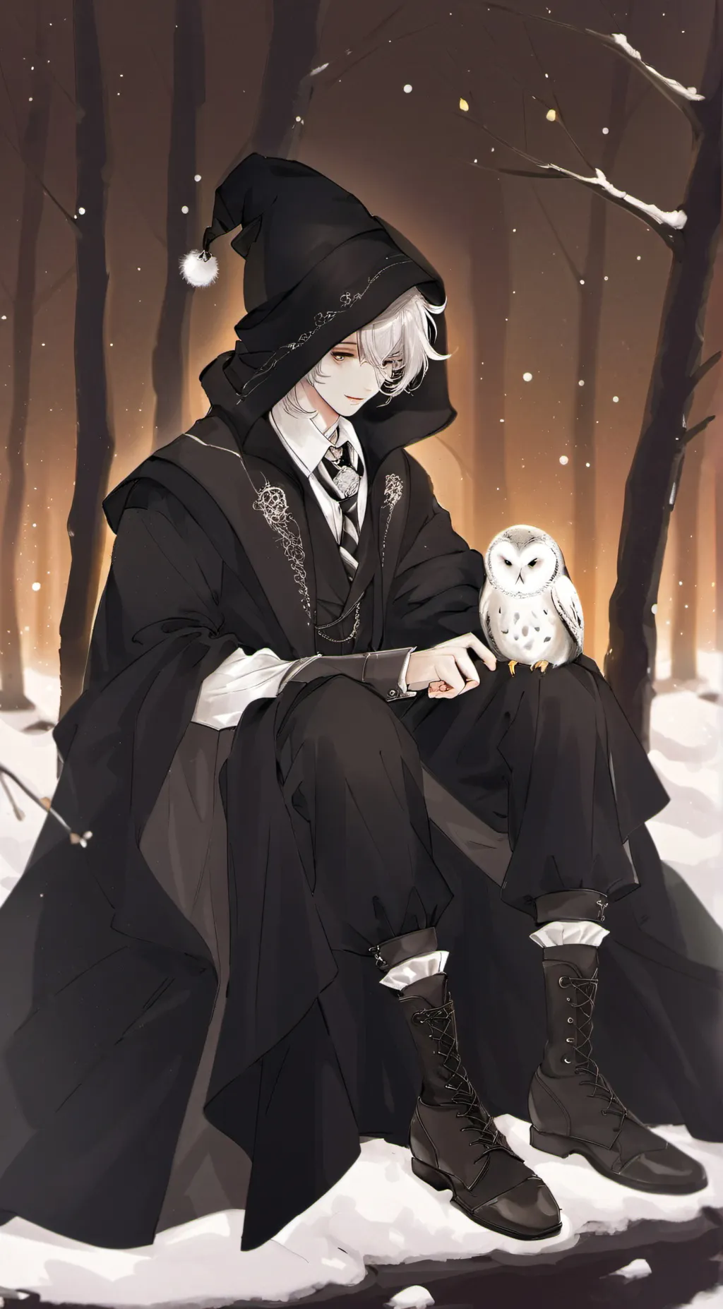 ai character: Xavier  background