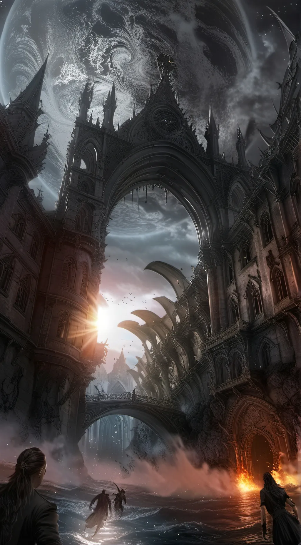 ai character: End of world background