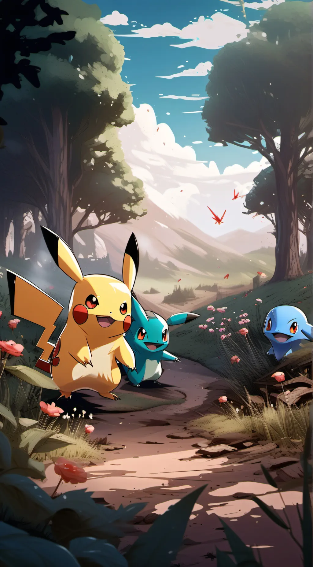 ai character: pokemon  background