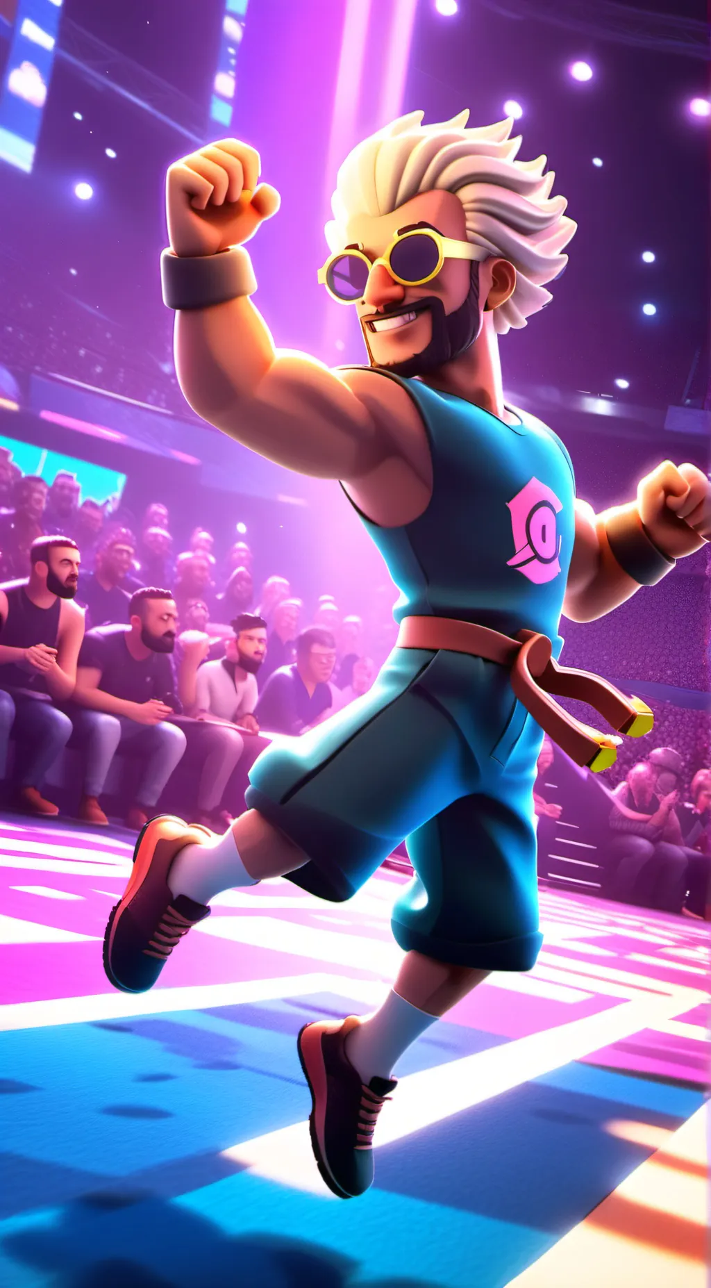 ai character: Skibidi 65-66 background