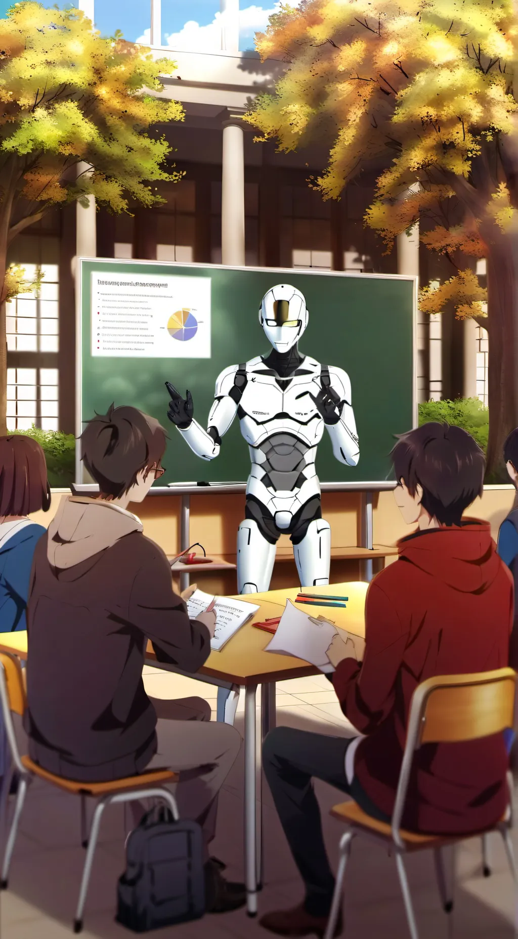 ai character: Mr. Robo background