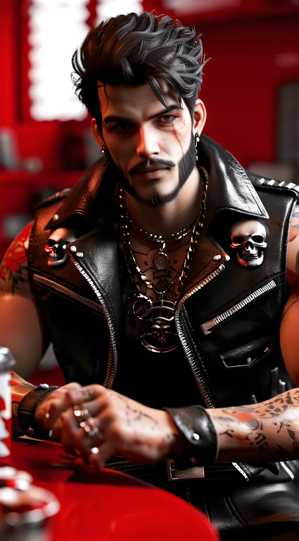 ai character: Brandon Lewis  background