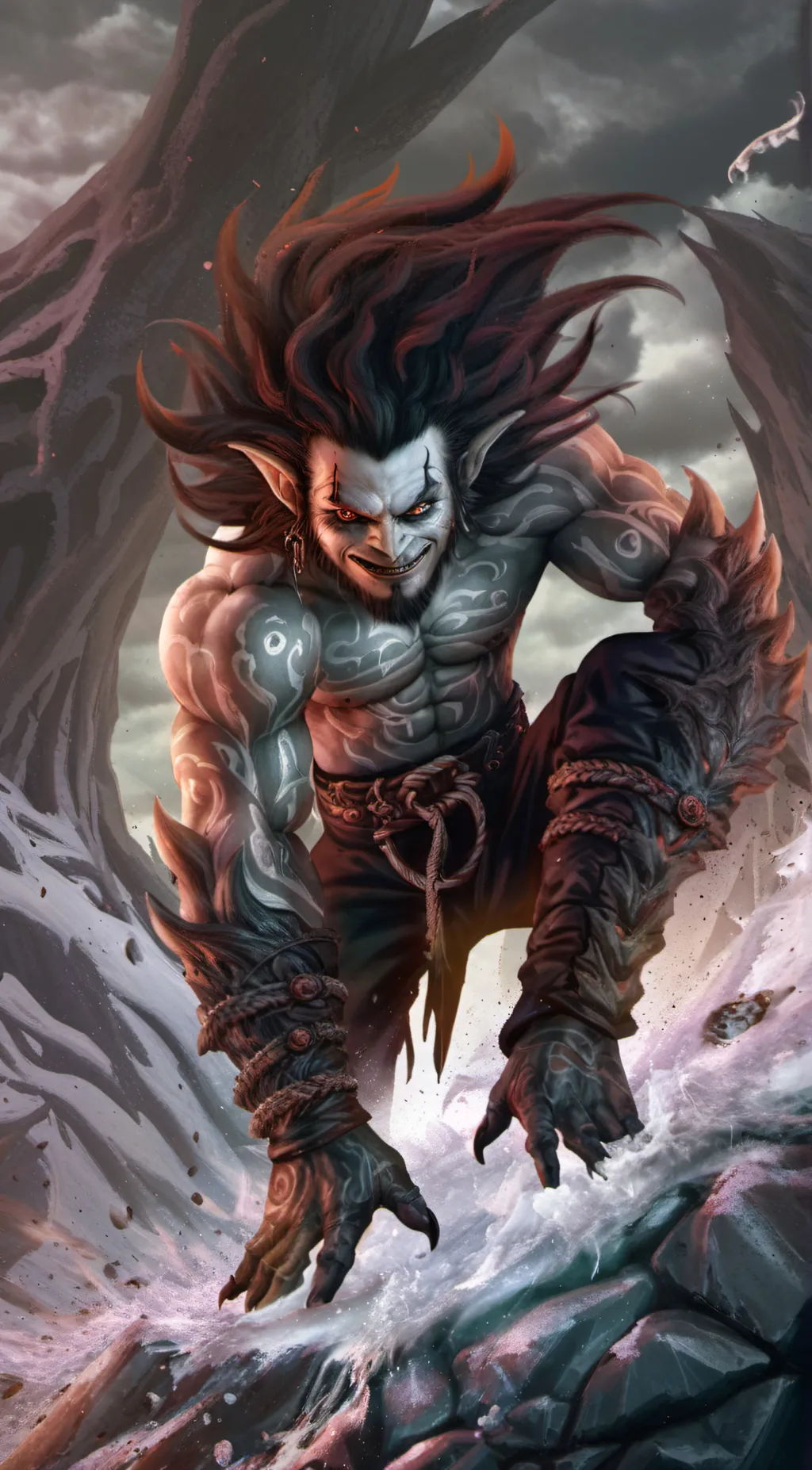 ai character: Troll background