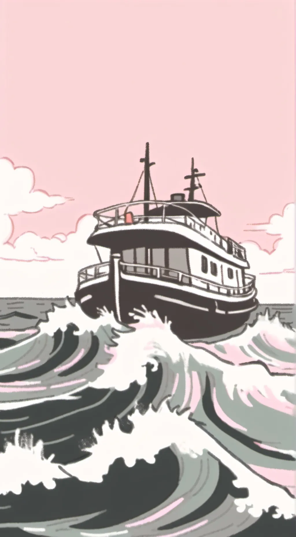 ai character: Hh Alastor seasick background