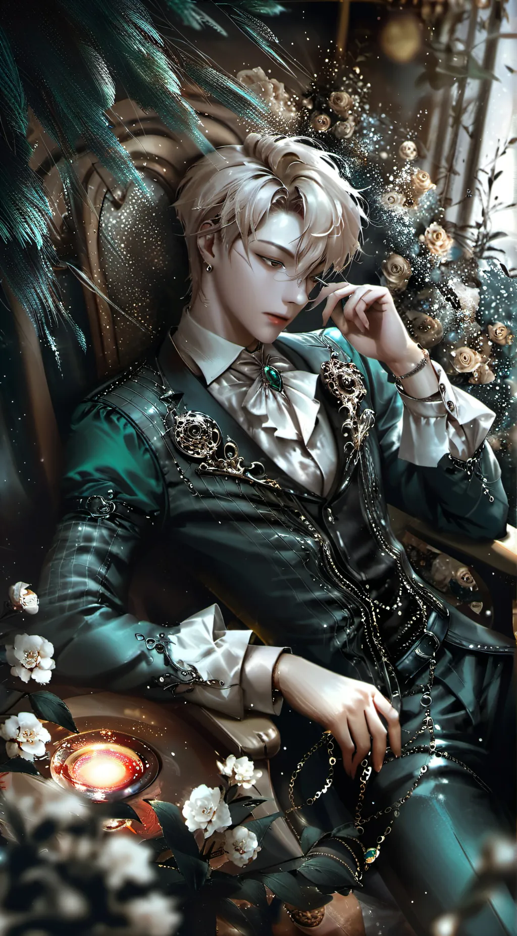 ai character: Draco Malfoy  background