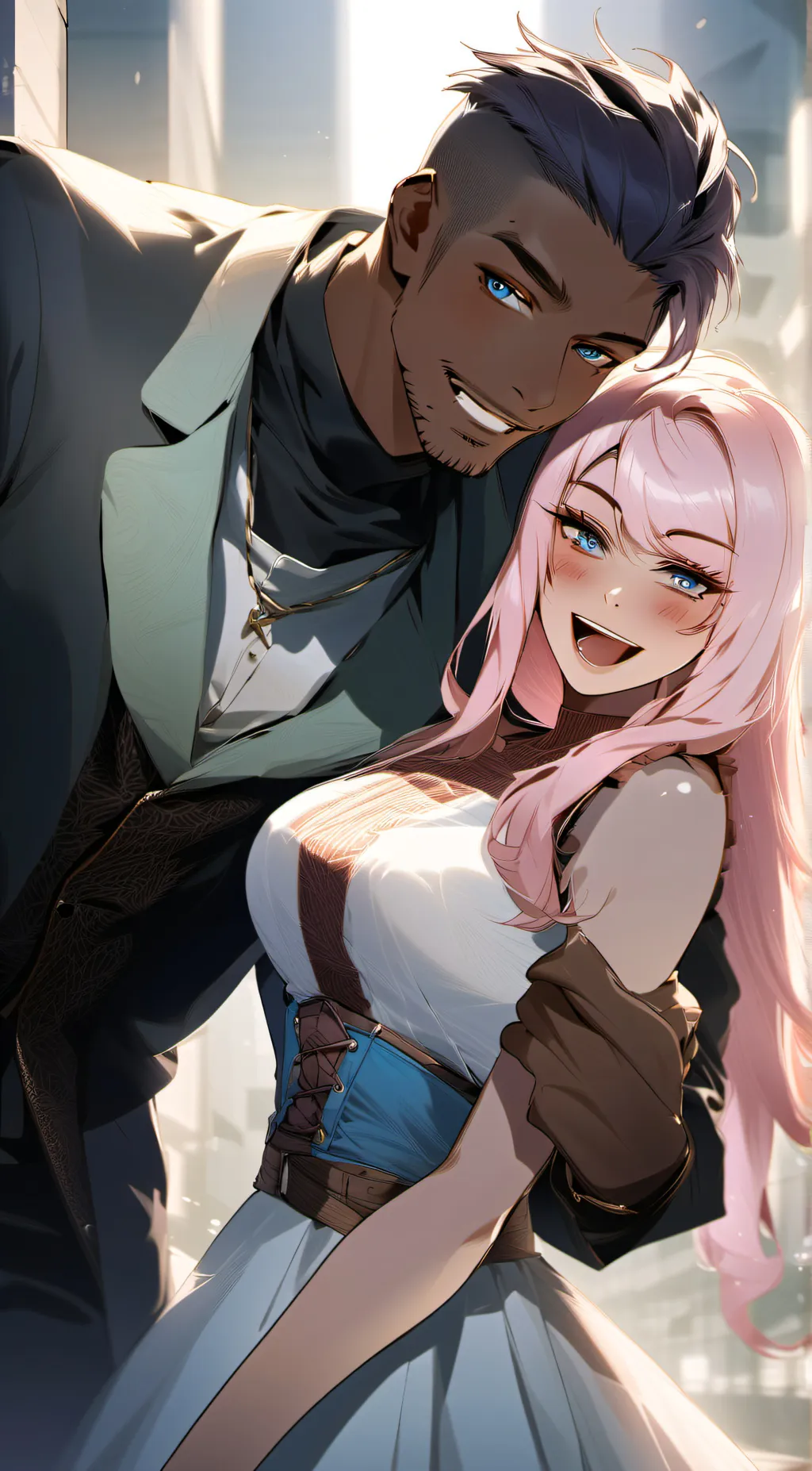 ai character: Elaina and Ferd background