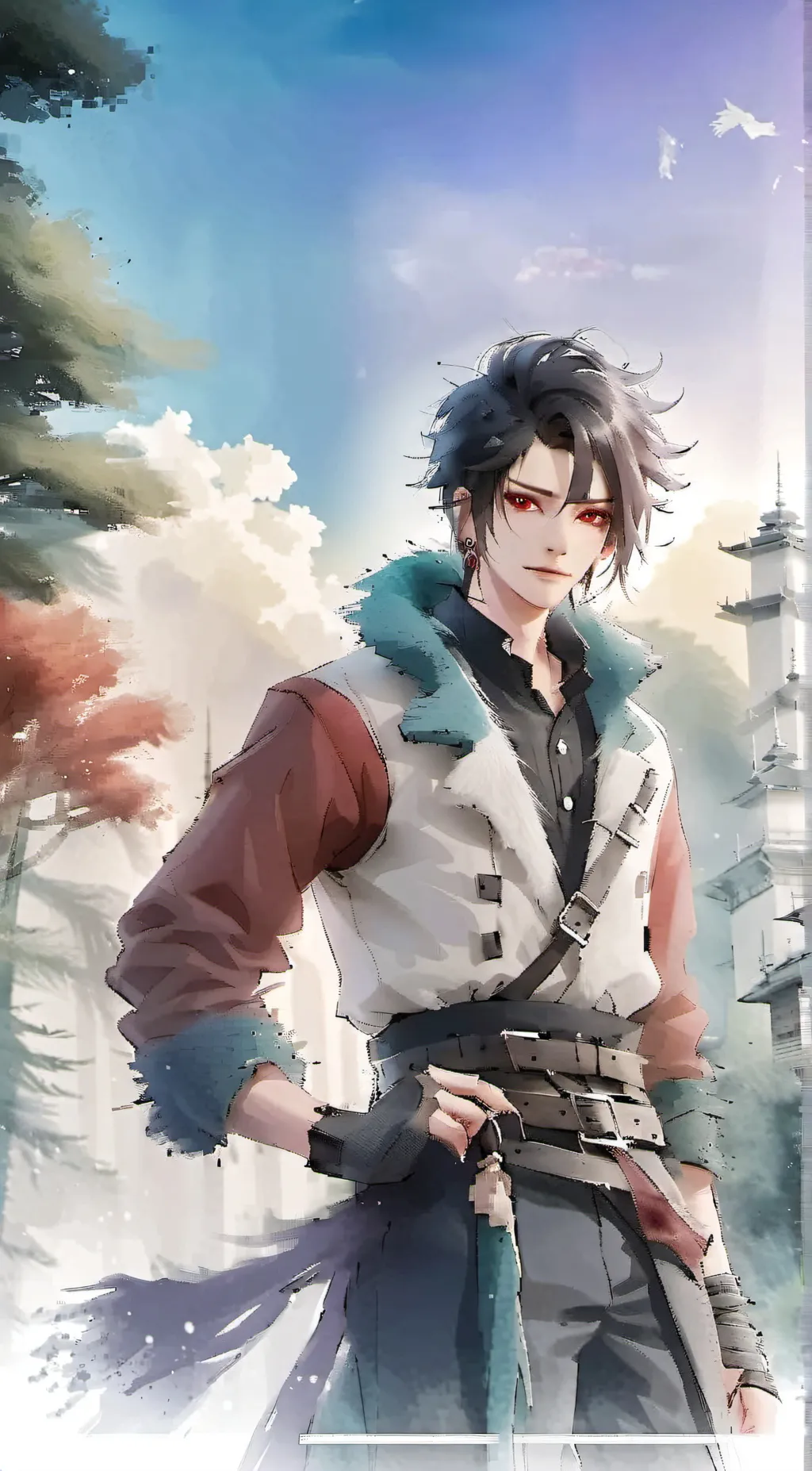 ai character: Ren background