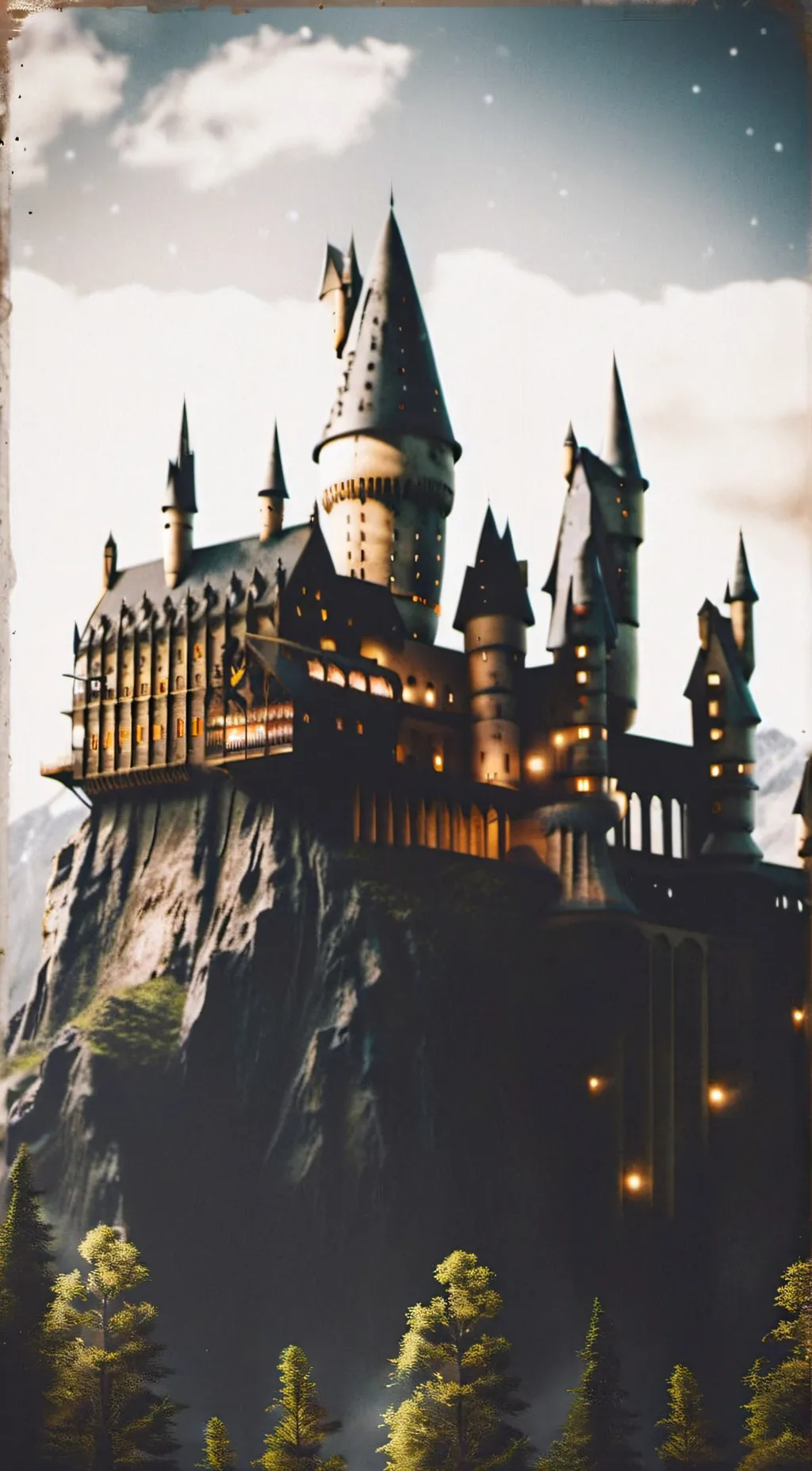 ai character: Hogwarts background