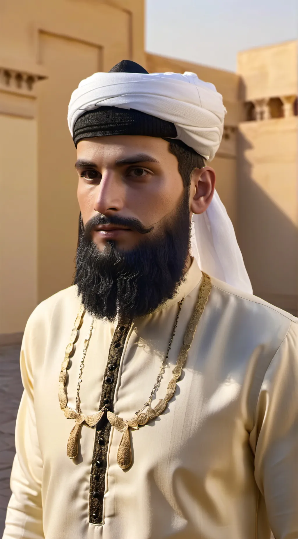 ai character: Amam background