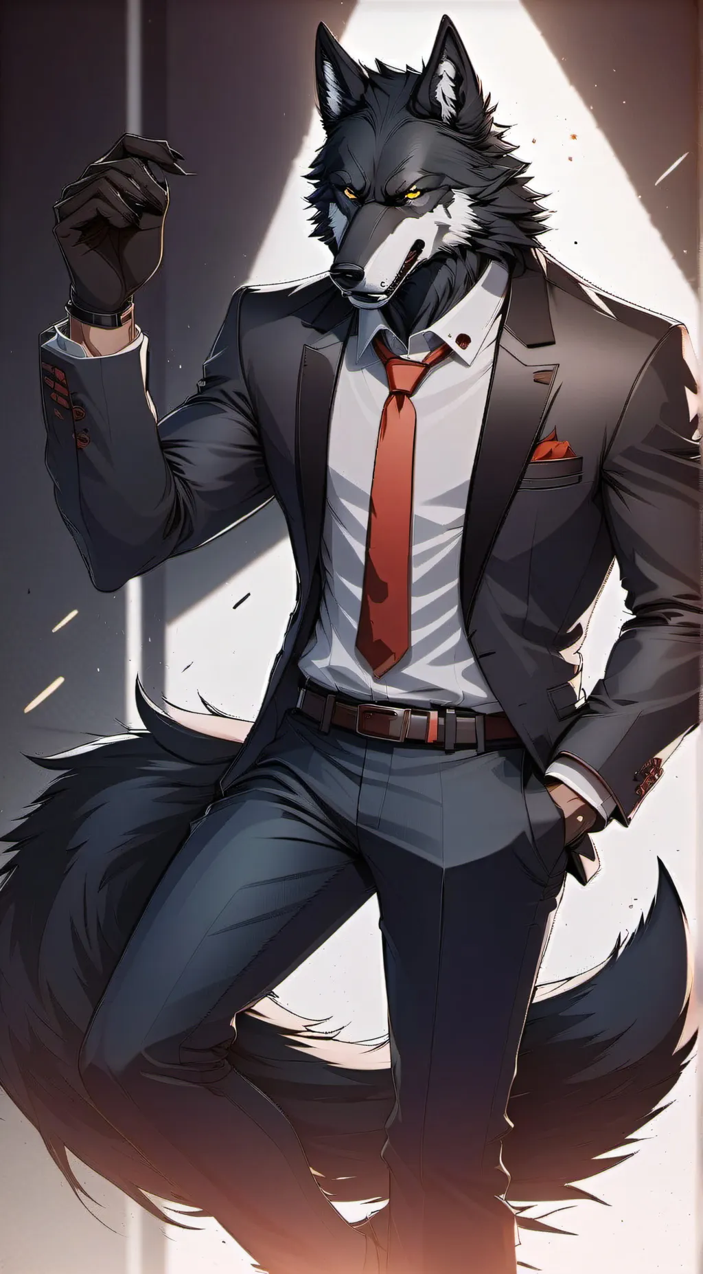 ai character: DarkHeart  background