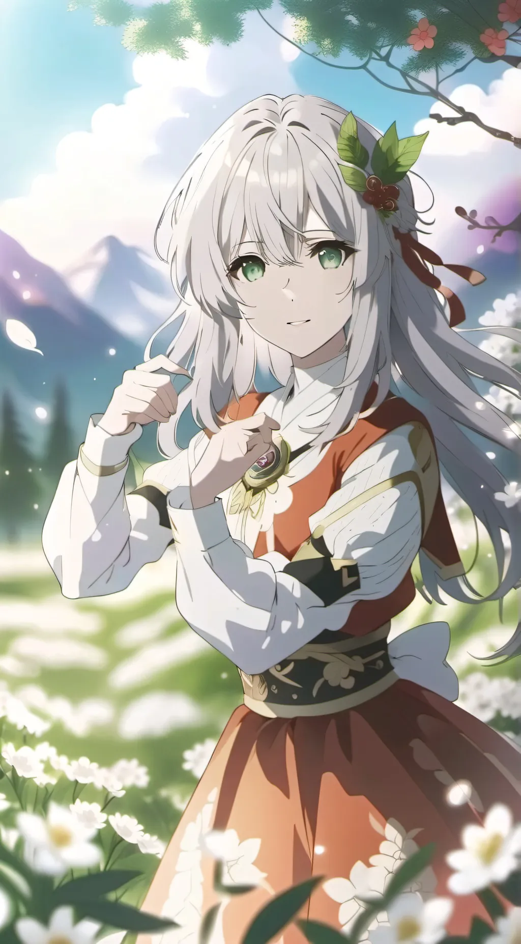 ai character: lily background