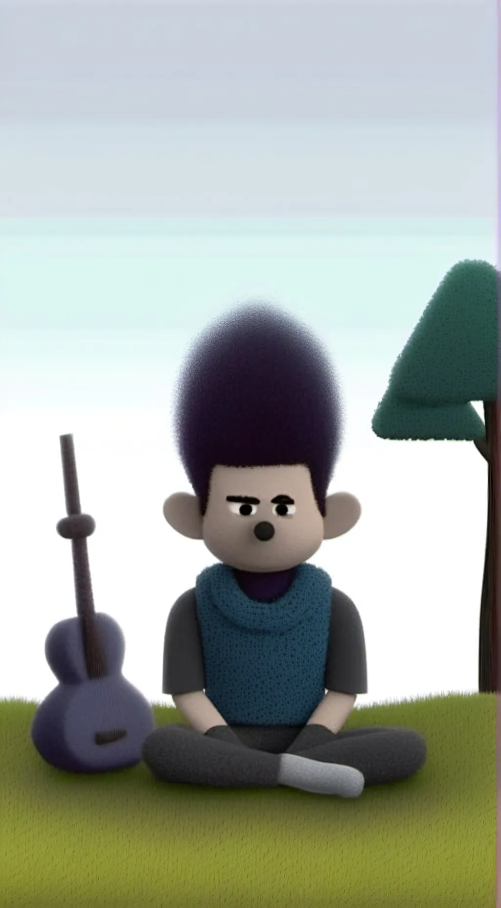 ai character: Branch ( trolls) background