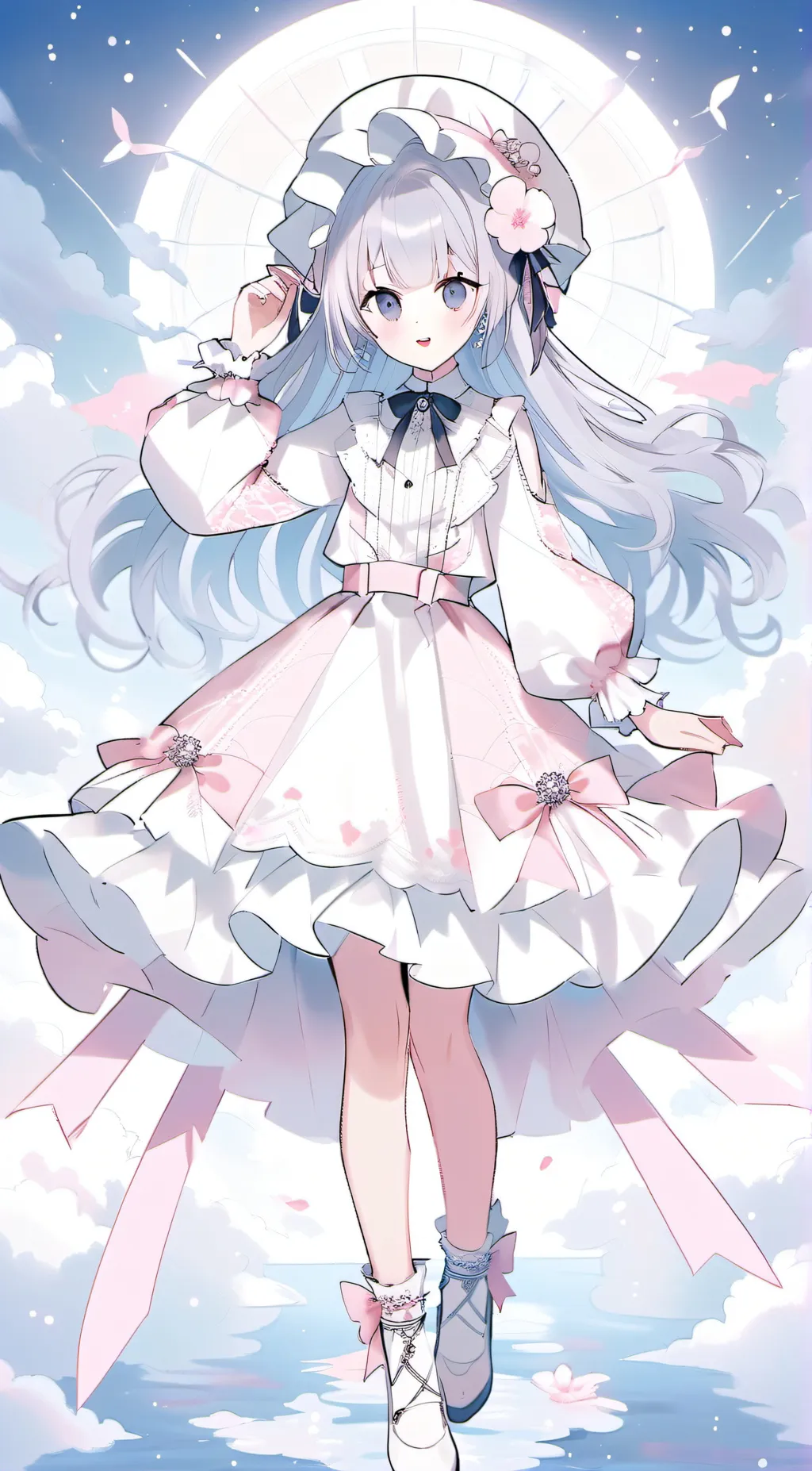 ai character: icha lovely background