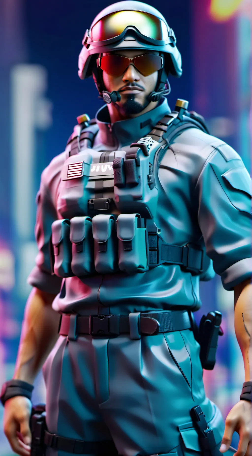 ai character: Brandon Jones  background