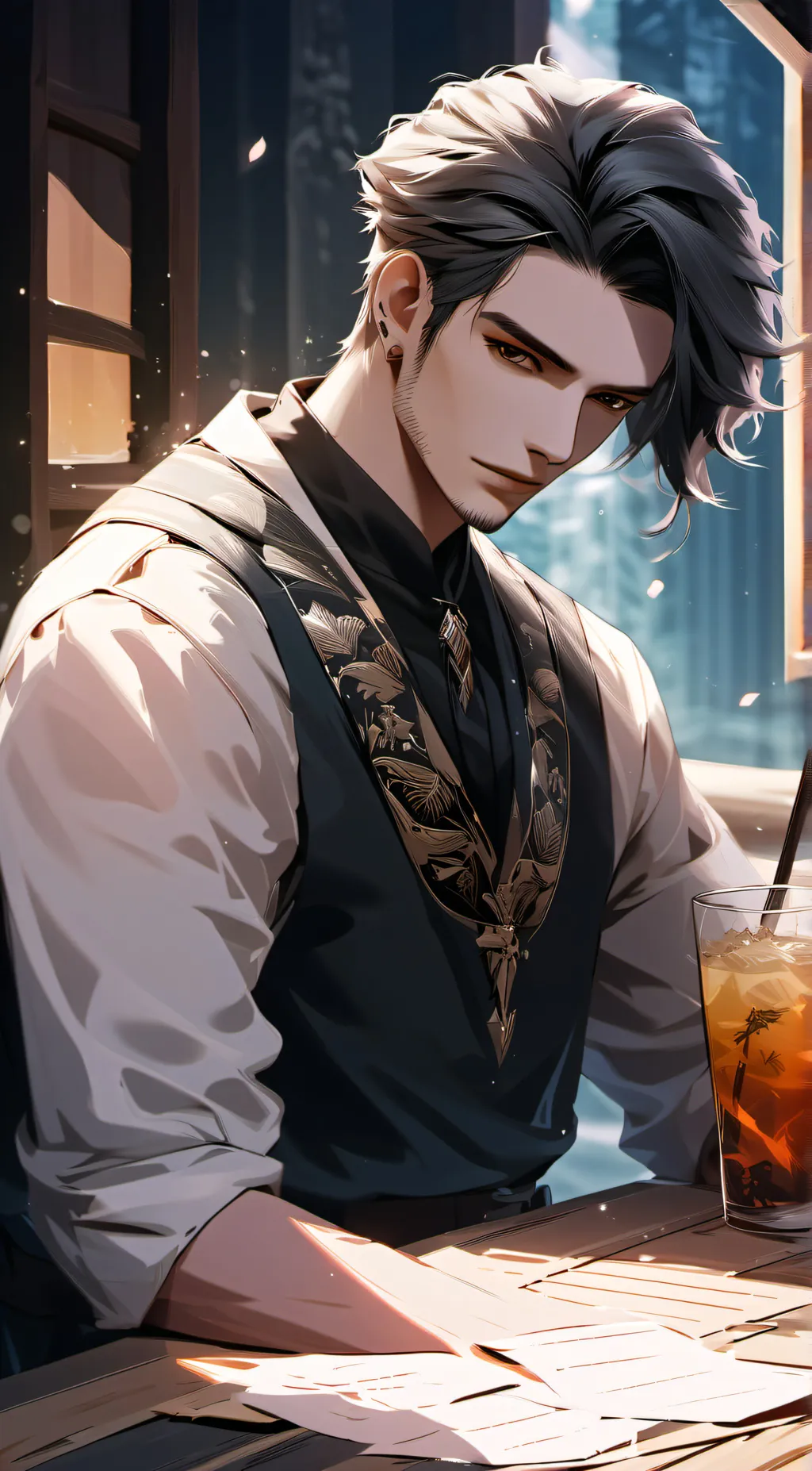 ai character: calyx background
