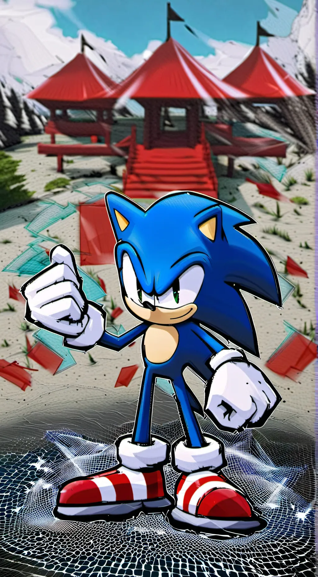 ai character: sonic background
