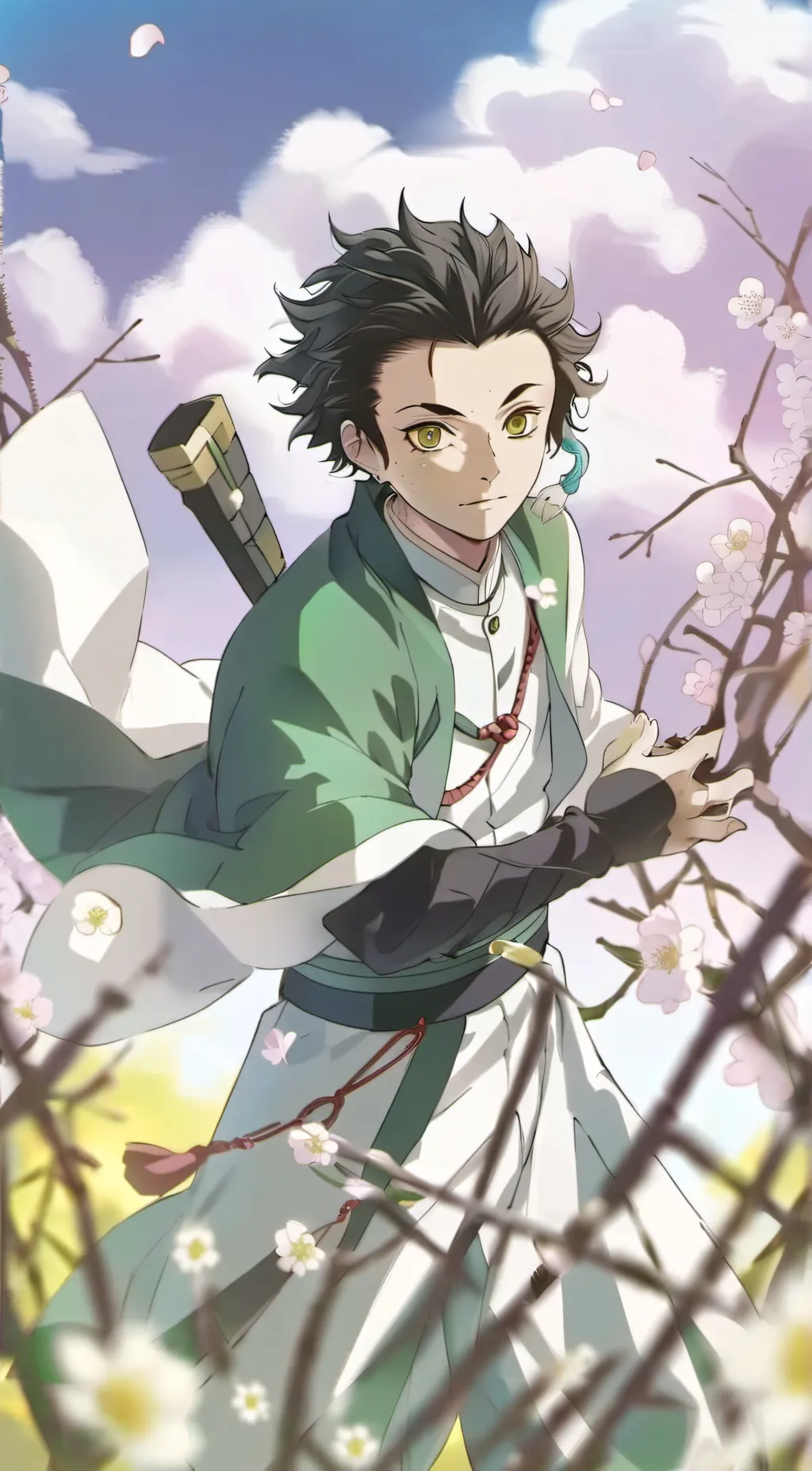 ai character: Demon Slayer background