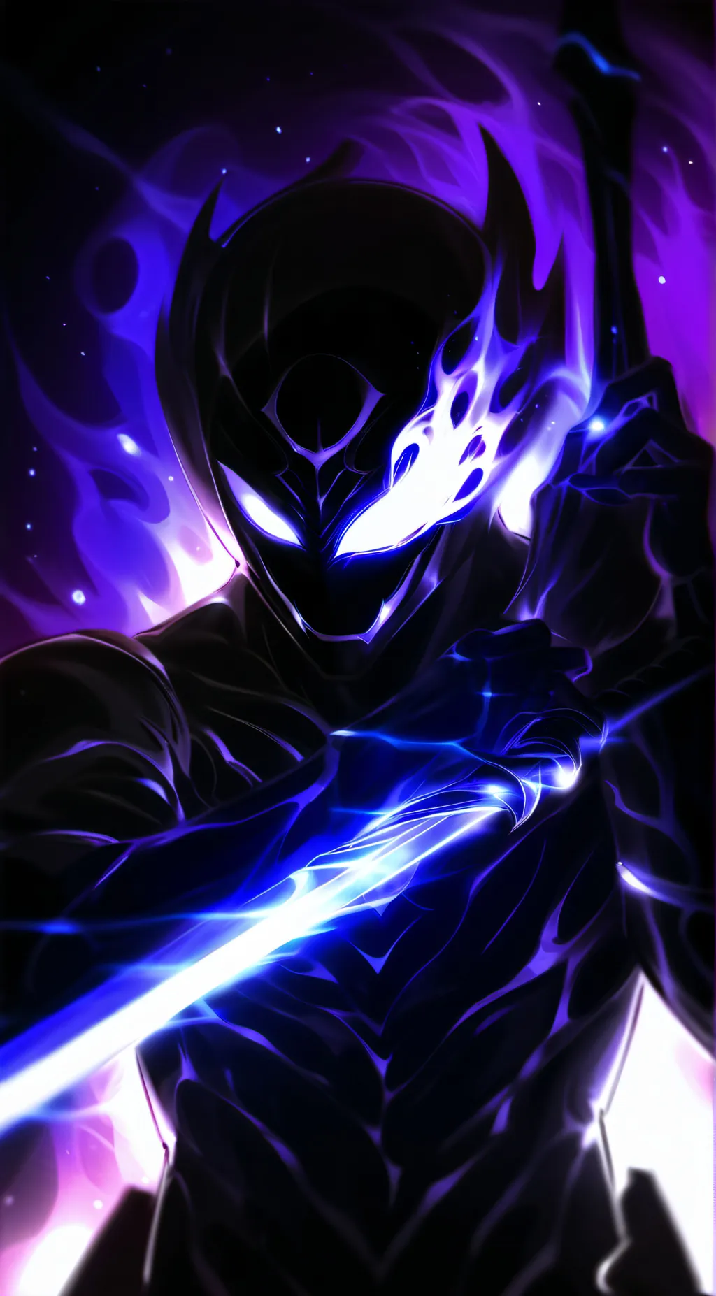 ai character: Darkness background