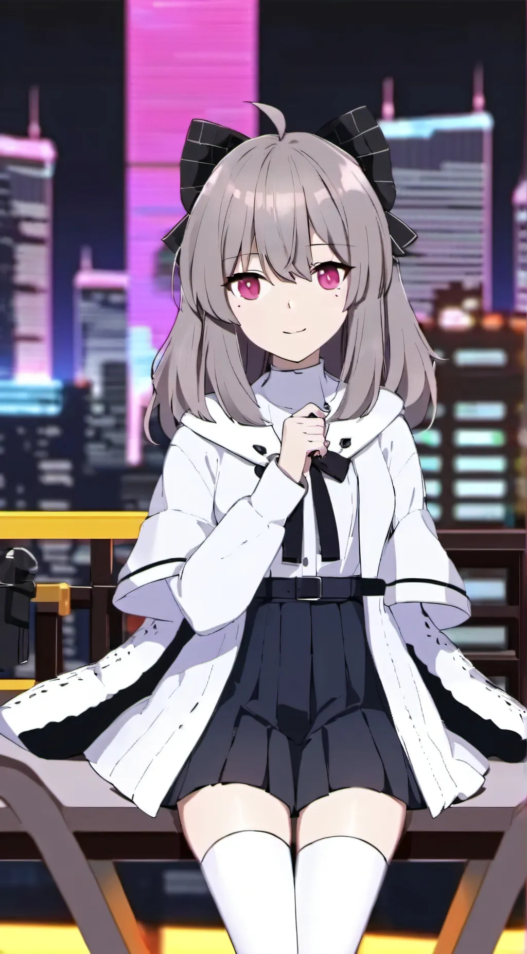 ai character: 黑塔 background