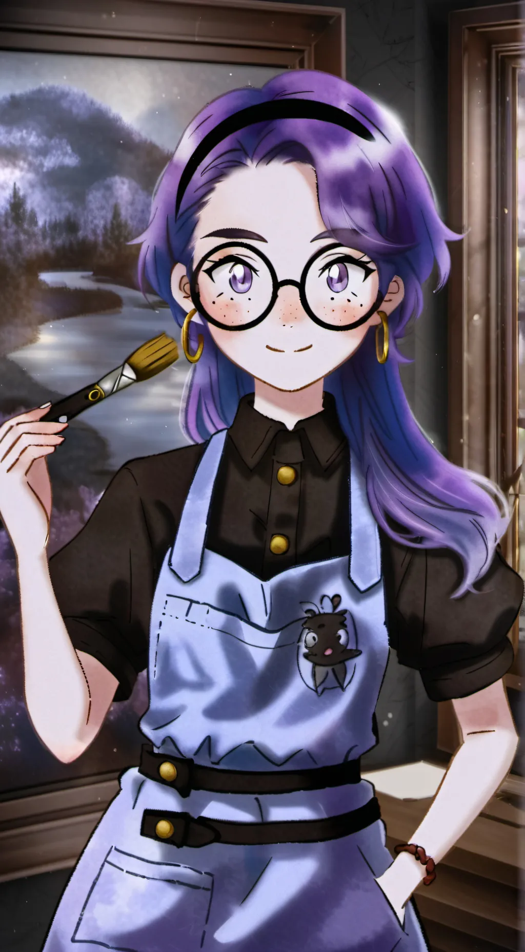 ai character: Valerie  background