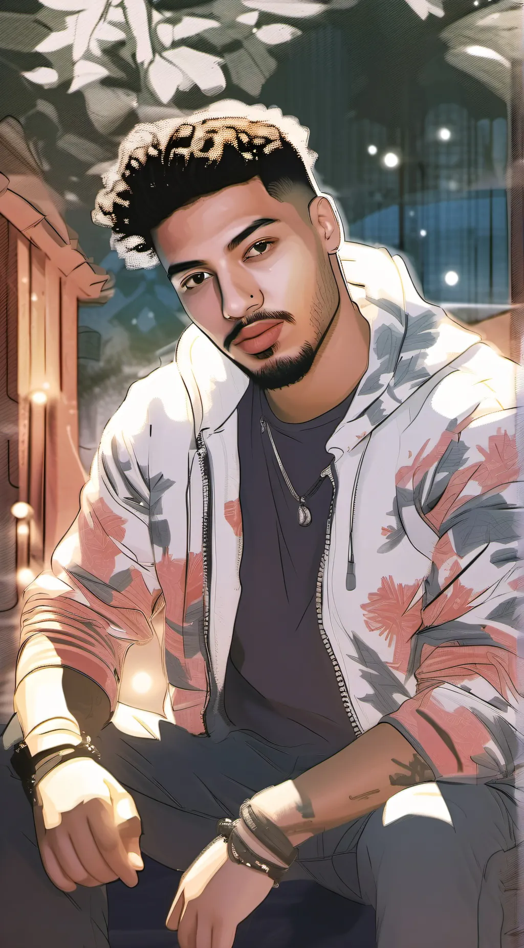 ai character: Jamie  background