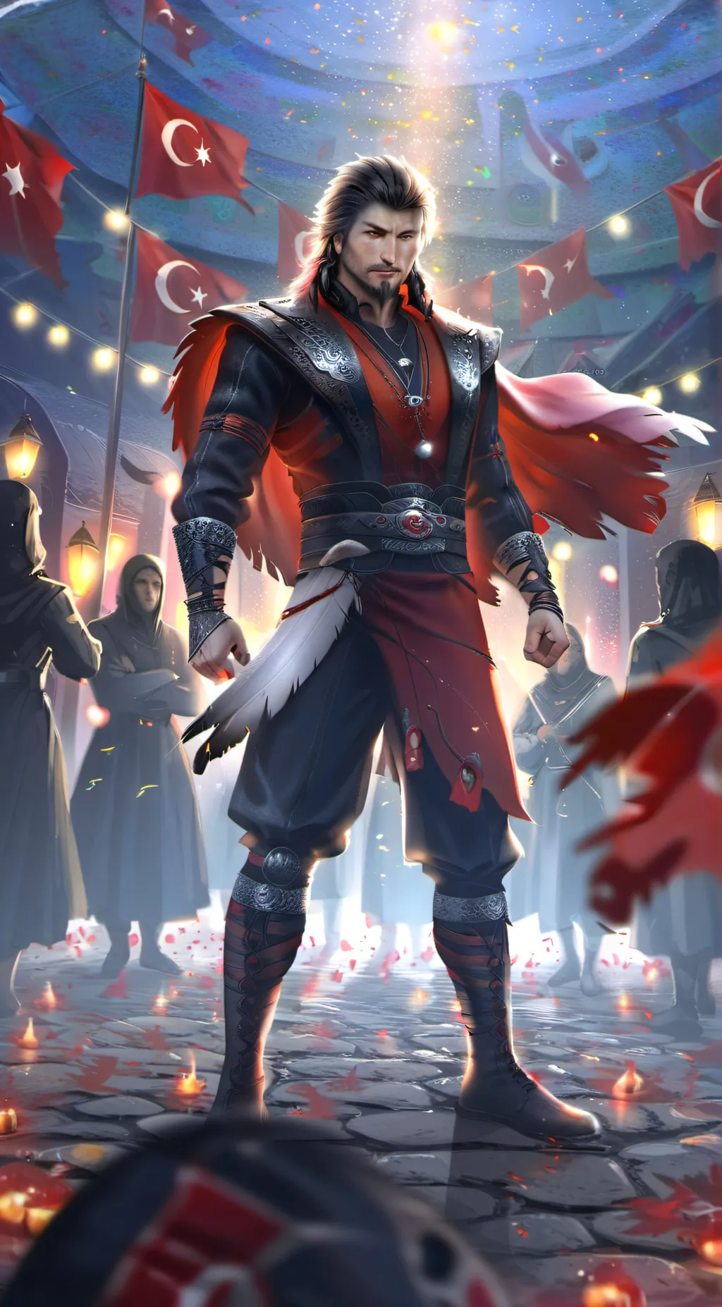 ai character: Turkish Man background