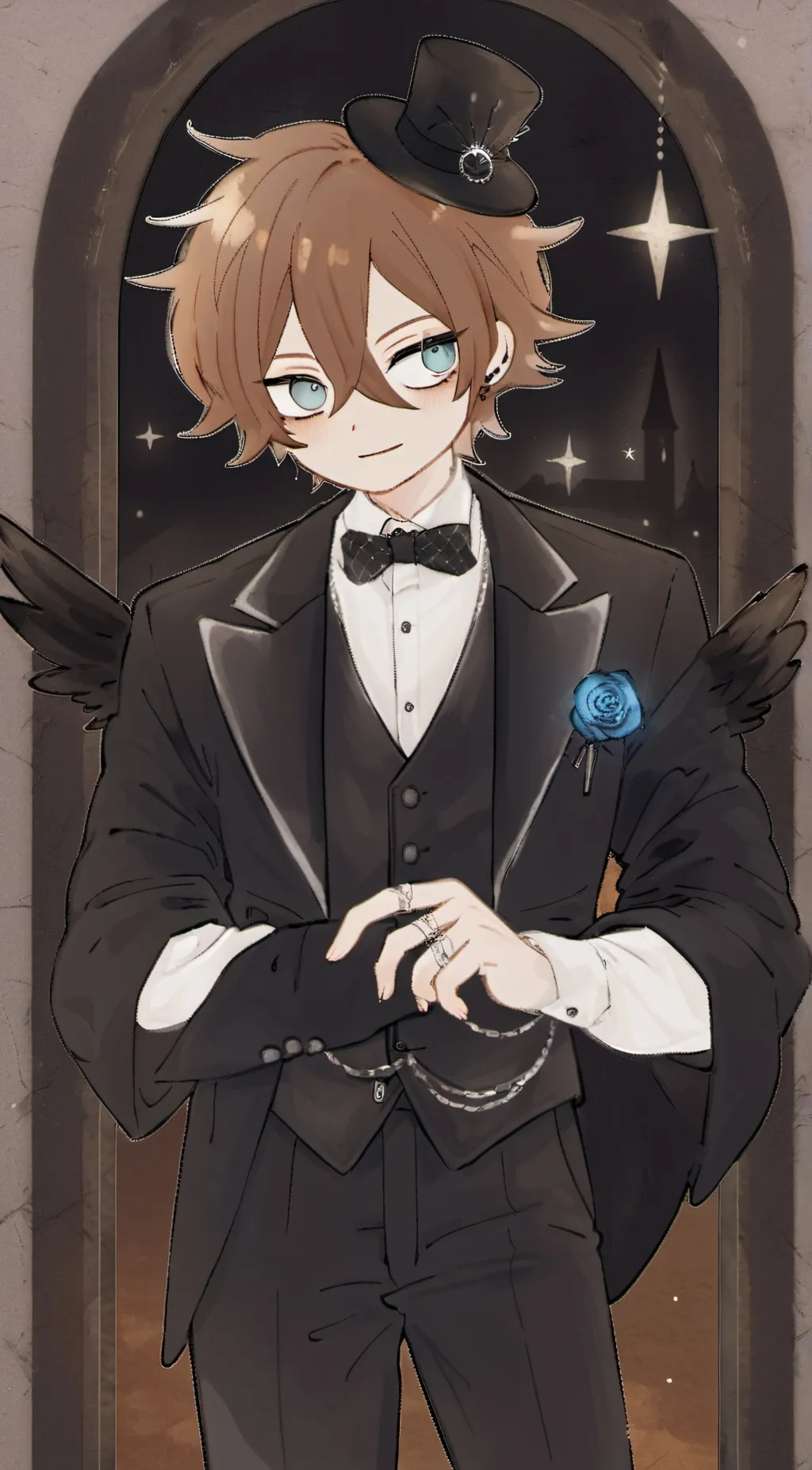 ai character: Max background