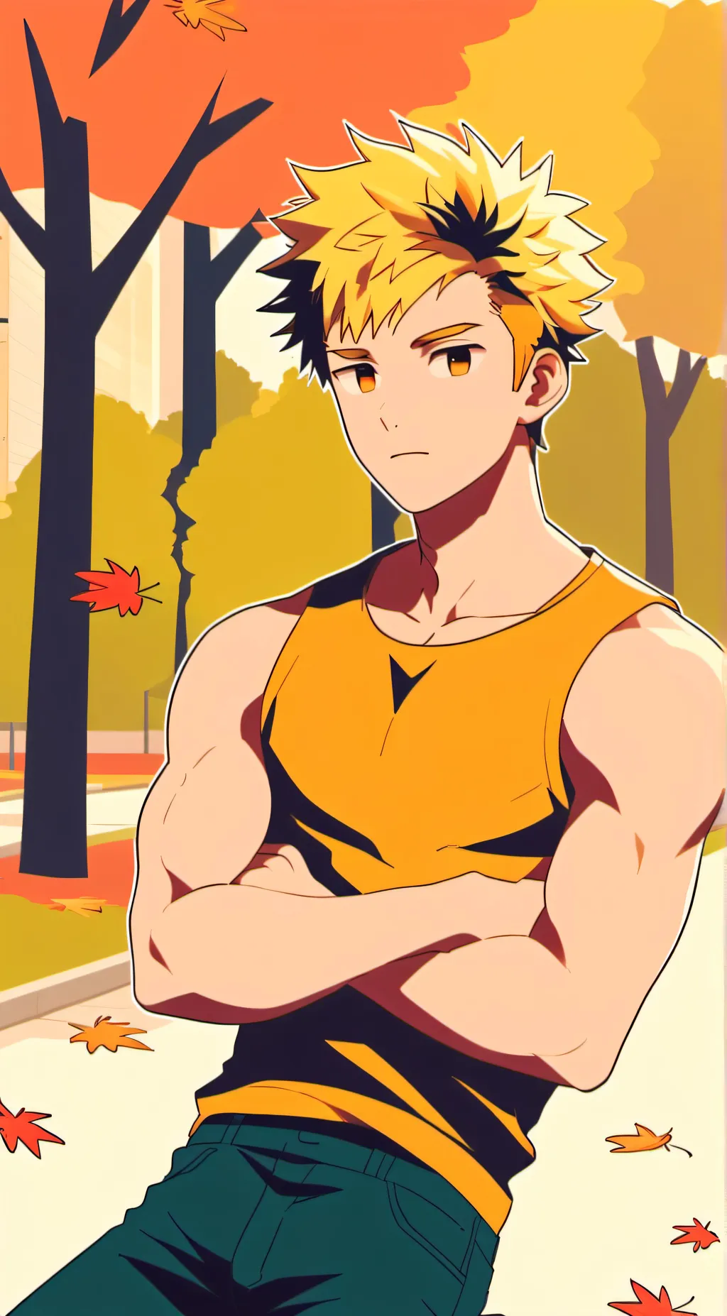 ai character: Bakugo background