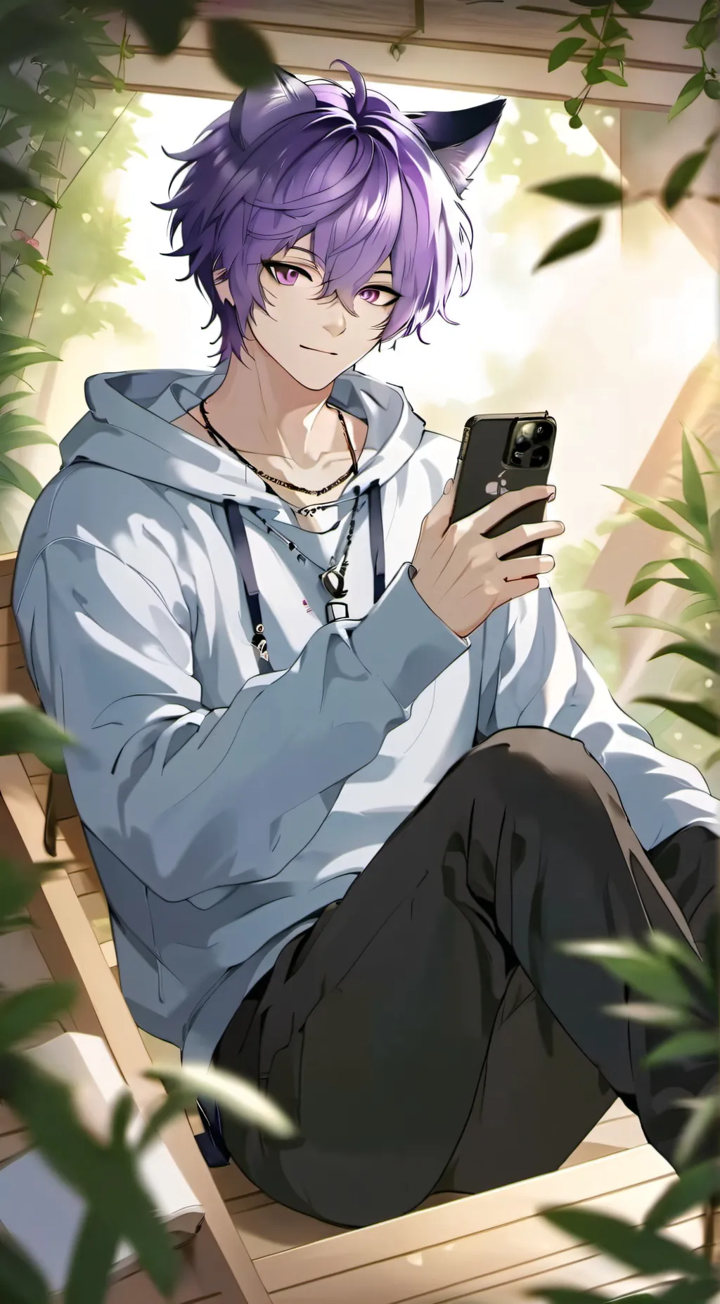 ai character: Catnap roomate!  background
