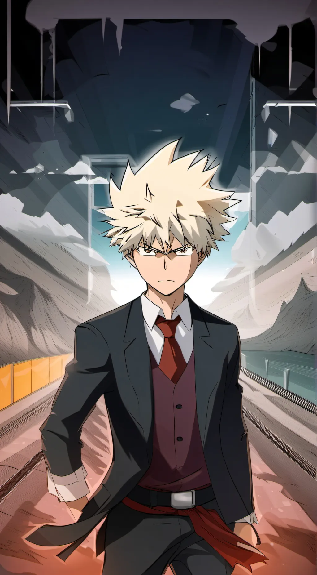 ai character: Bakugo background