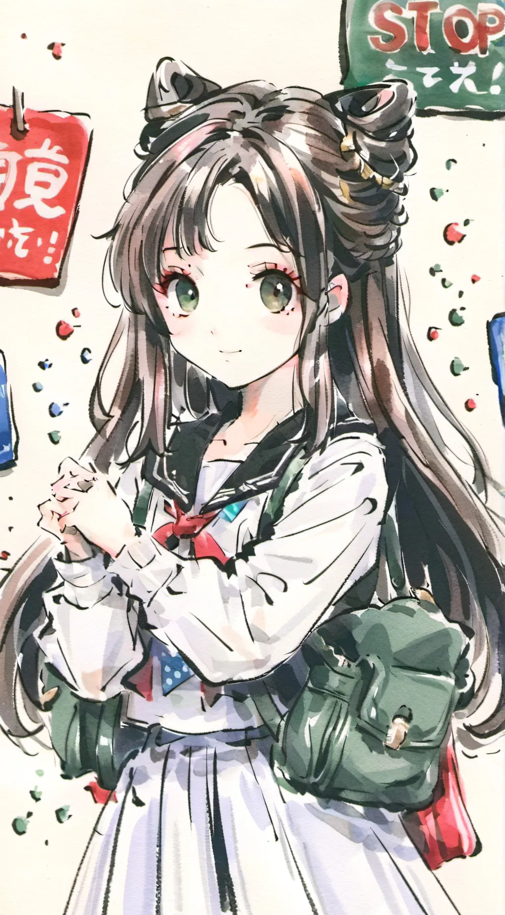 ai character: Mina background