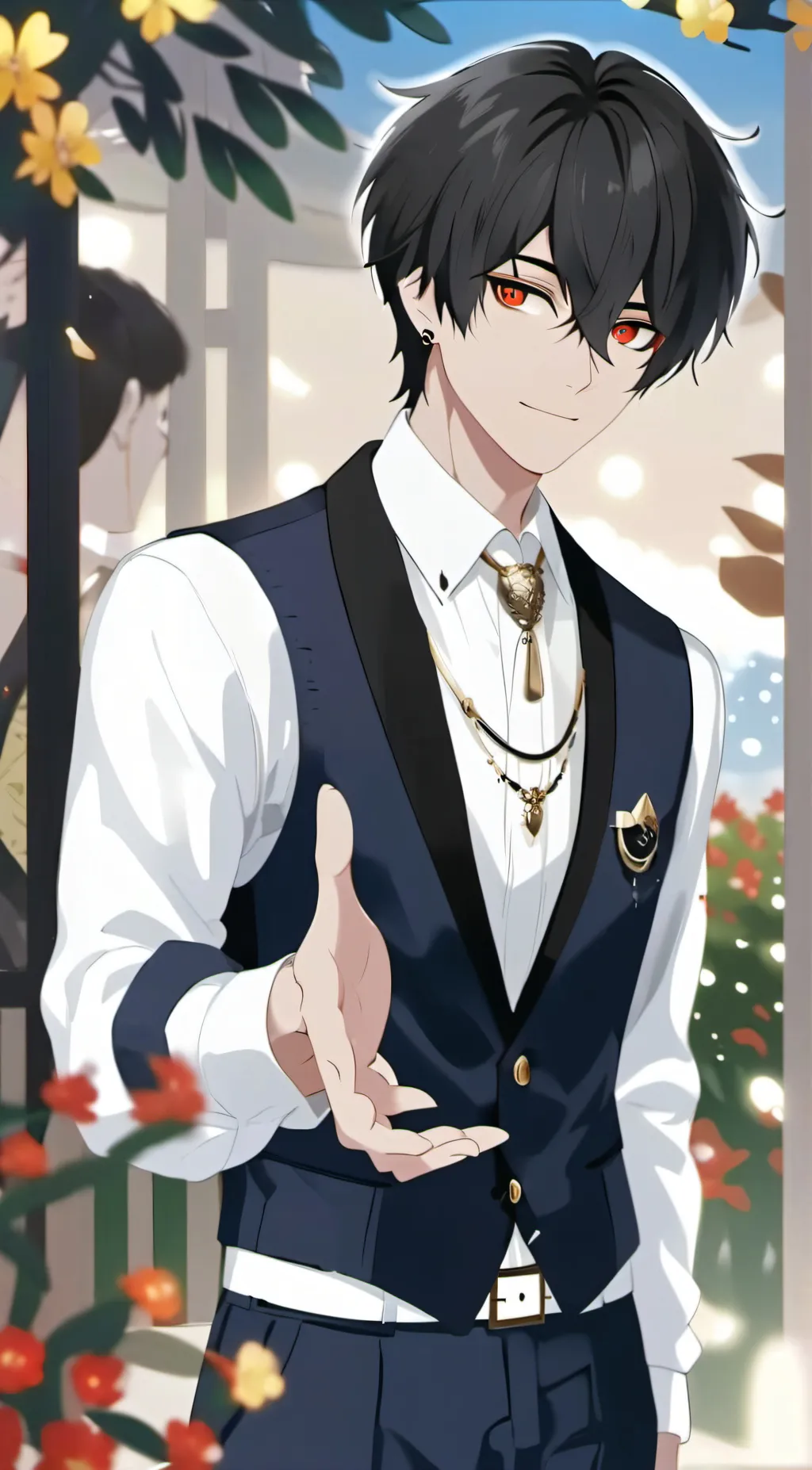 ai character: Max background