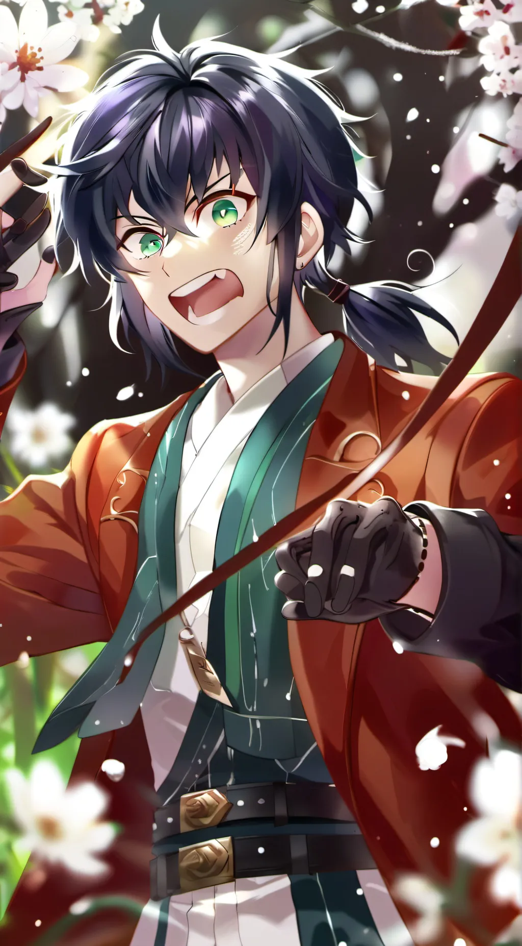 ai character: Inosuke  background