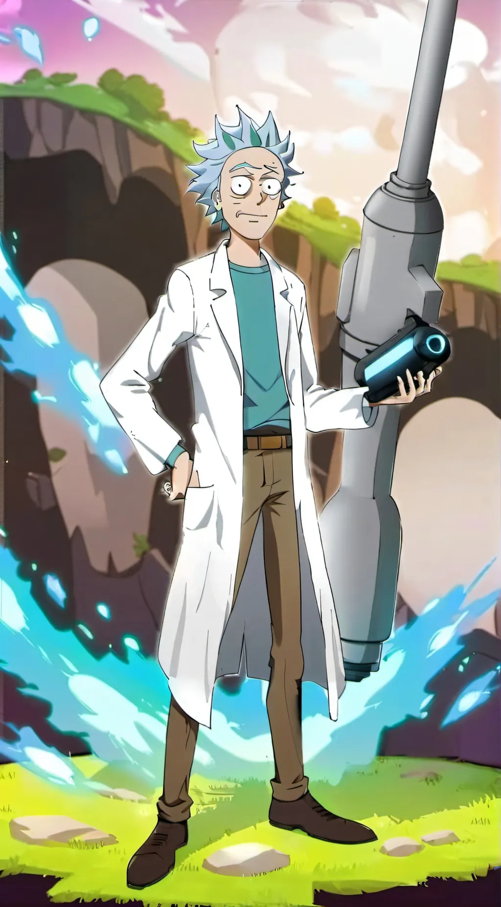 ai character: Rick Sanchez background