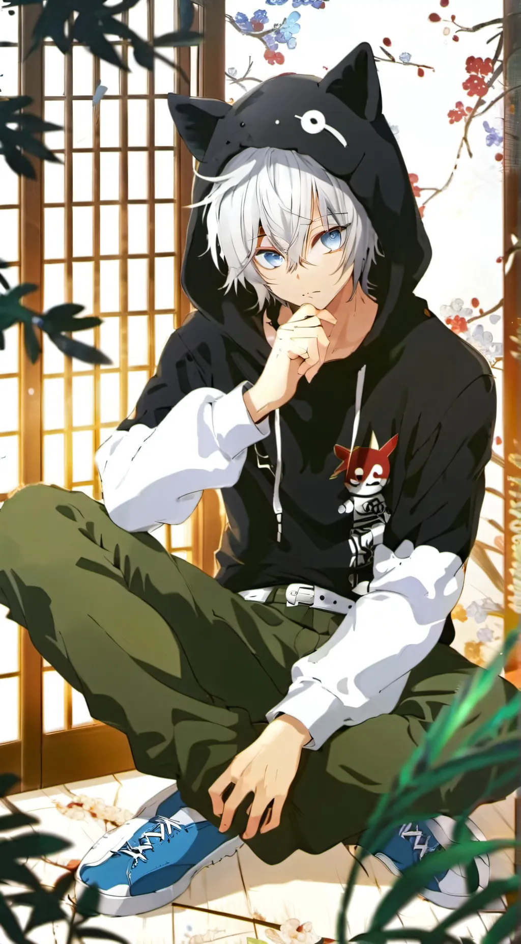 ai character: drake,gee background