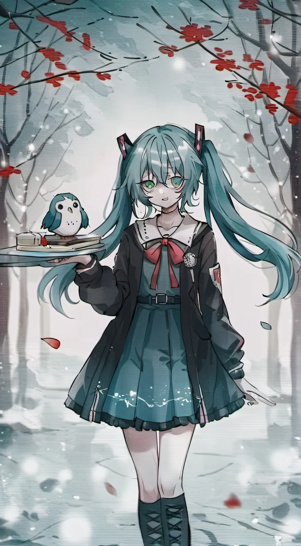 ai character: miku background