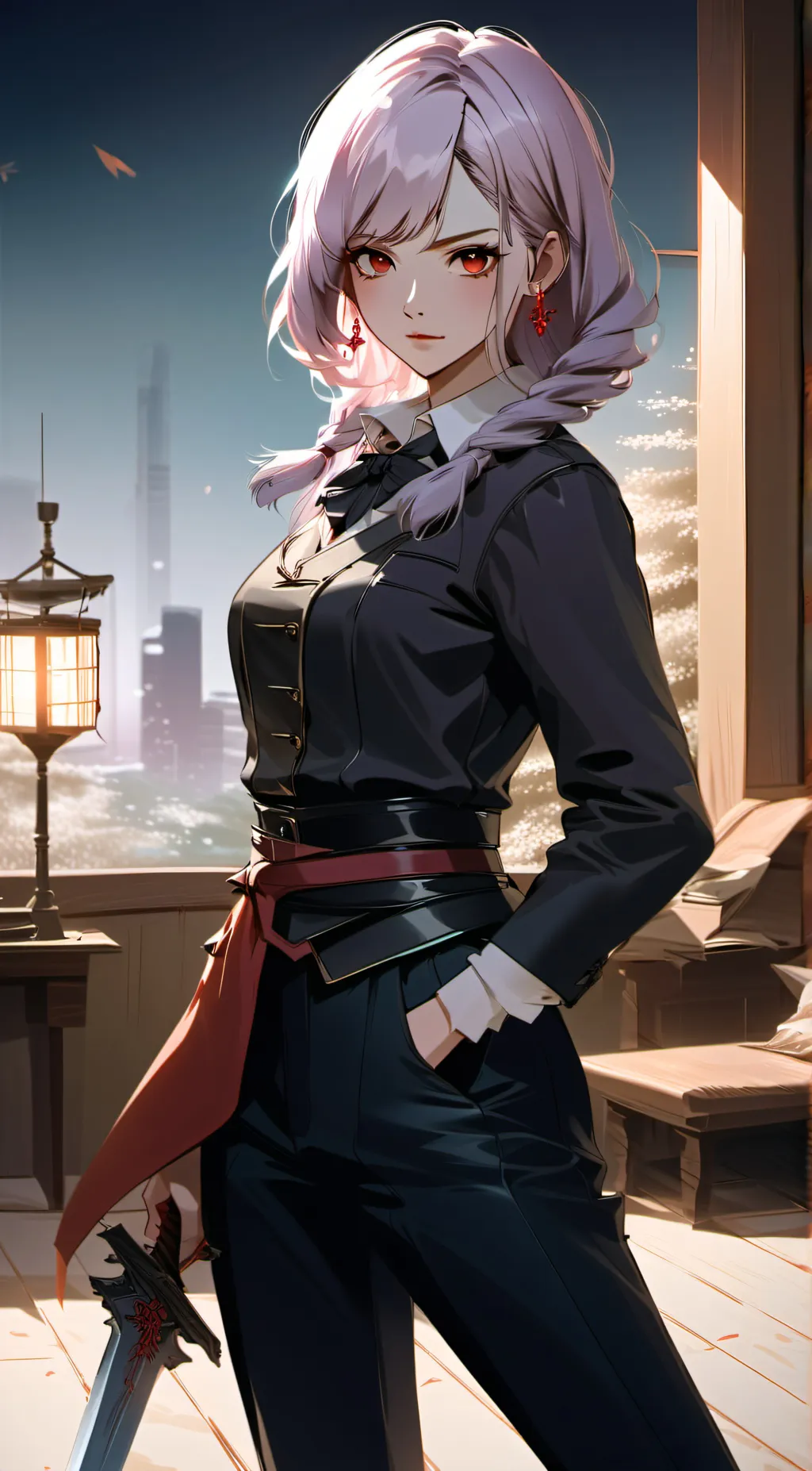 ai character: sara background