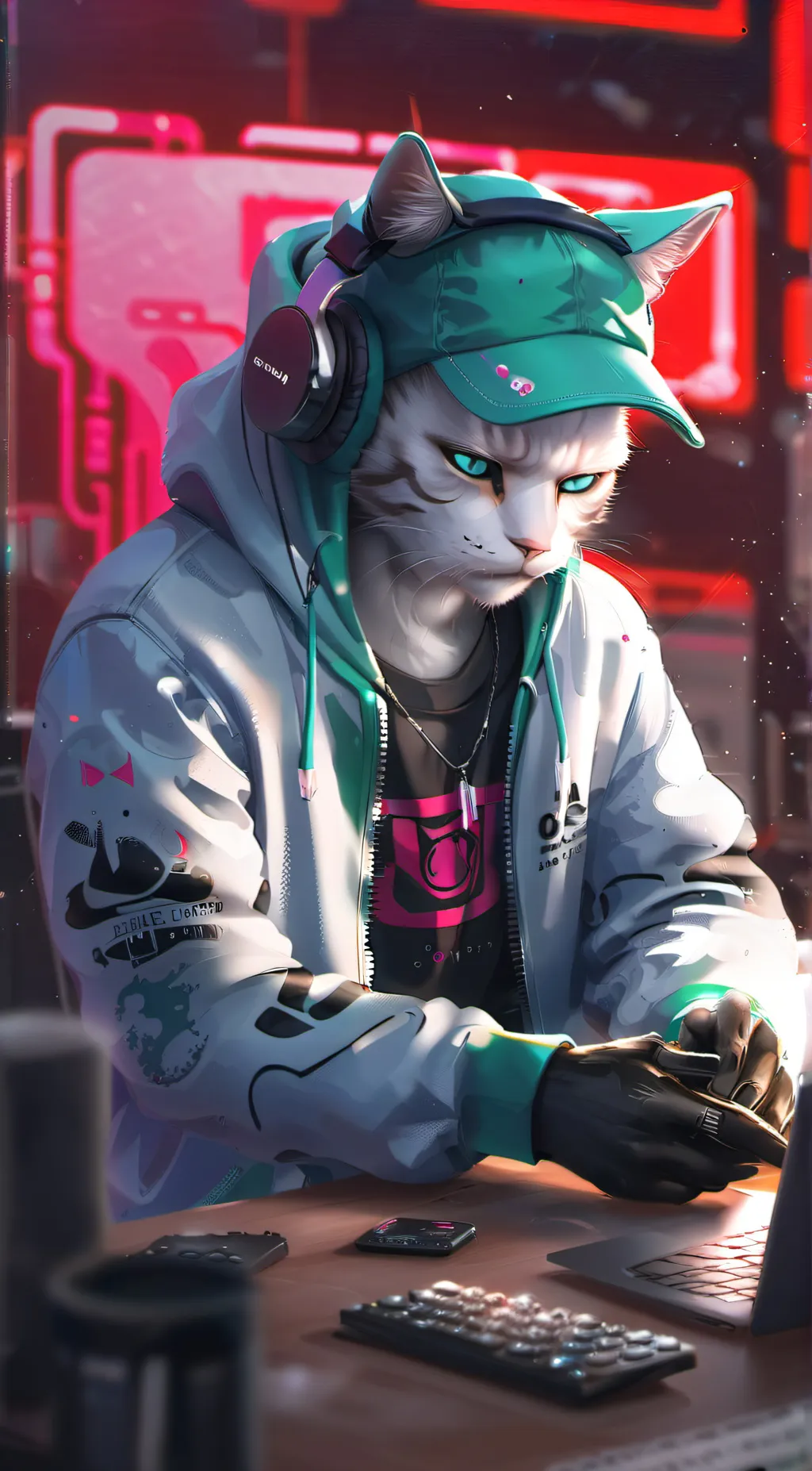 ai character: Ashly  background