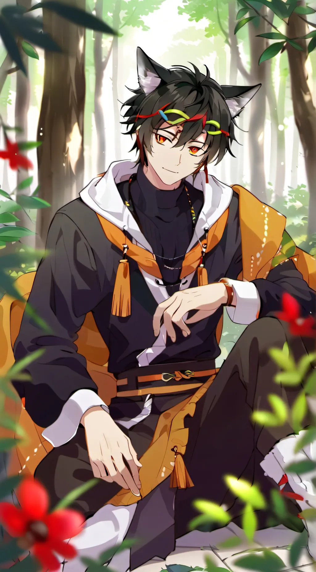 ai character: AGAIN IDC background