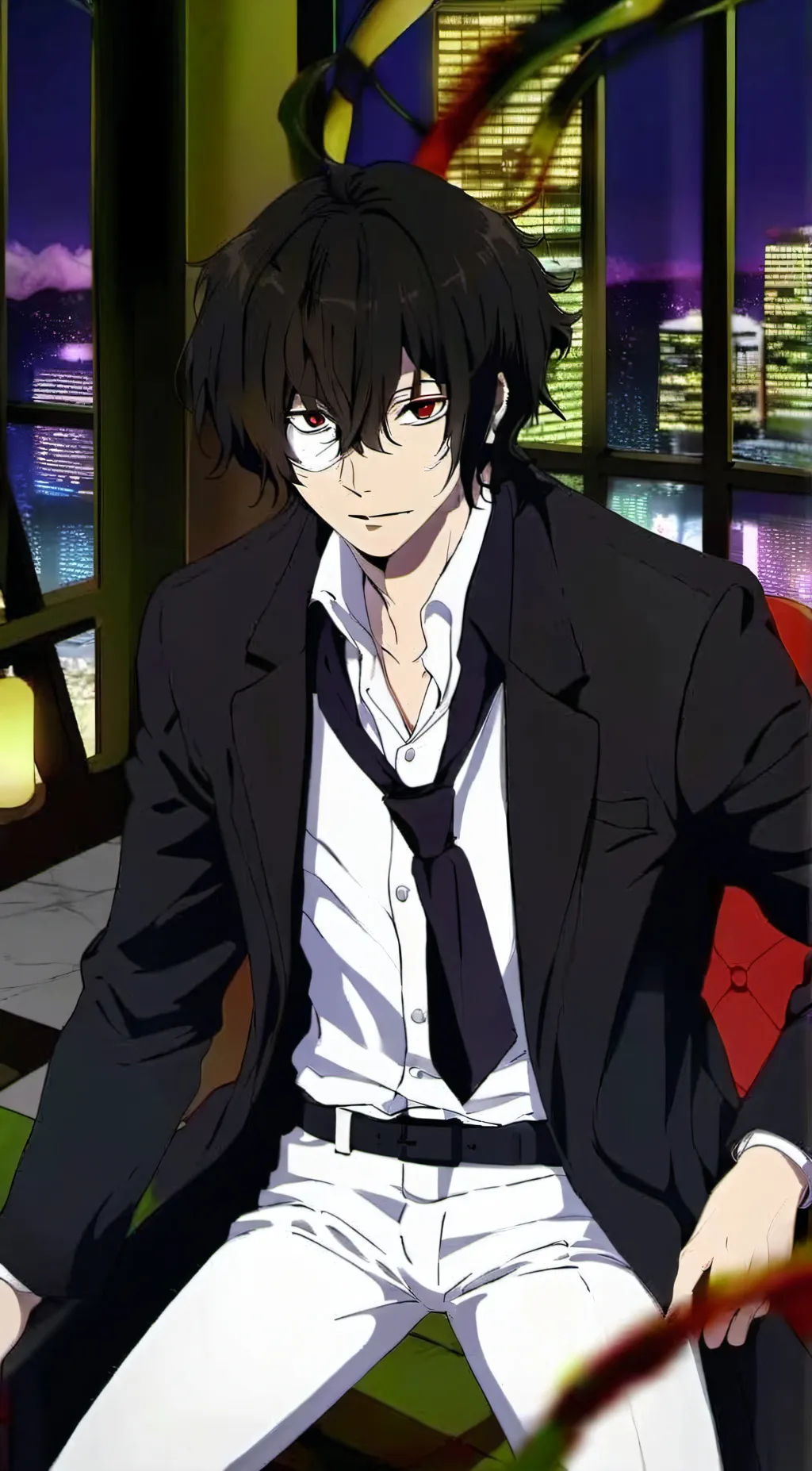 ai character: Dazai Osamu  background