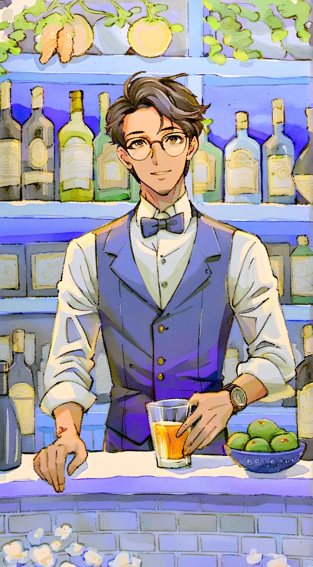 ai character: Alex background