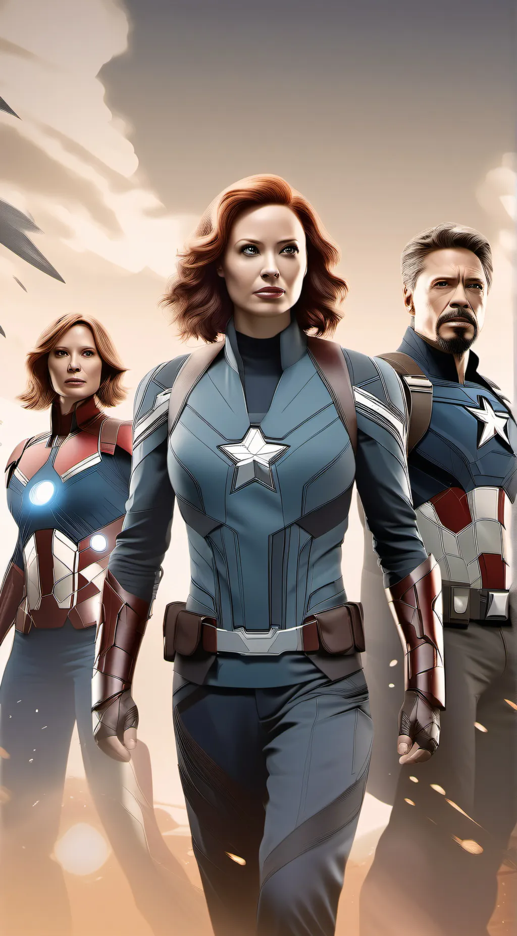 ai character: Avengers background