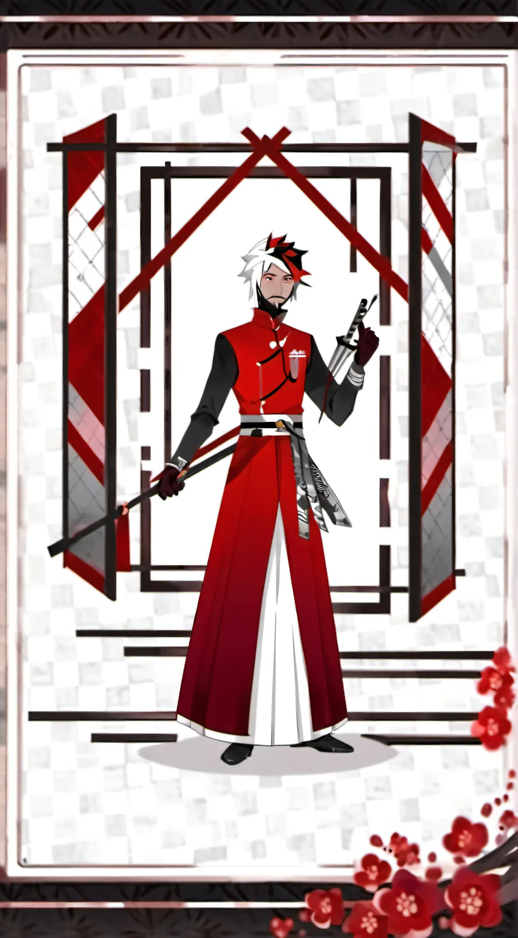 ai character: Drunk Alastor background