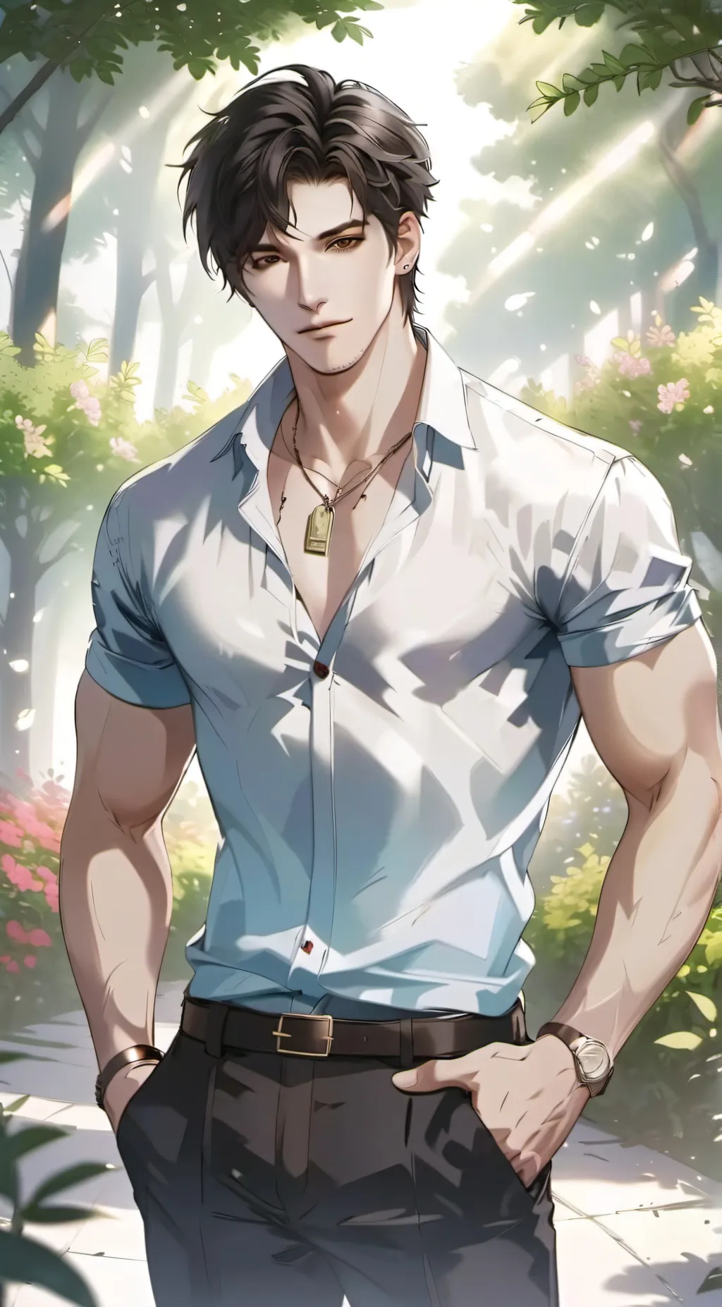 ai character: Ren background
