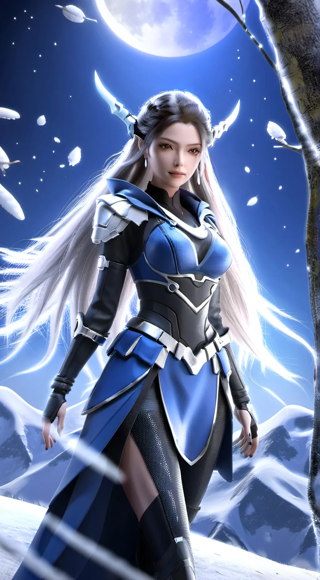 ai character: Halo background