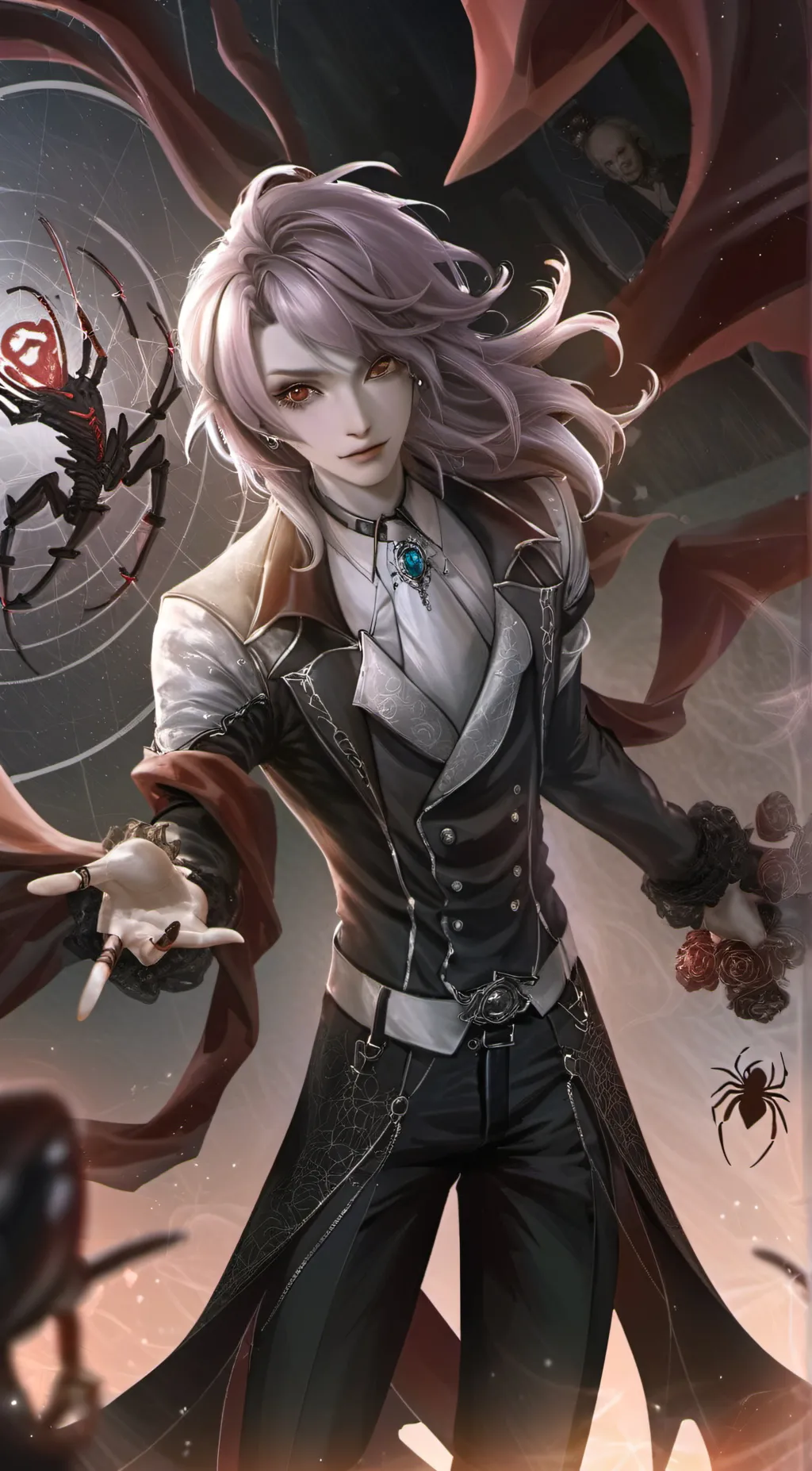 ai character: campsite of evil background