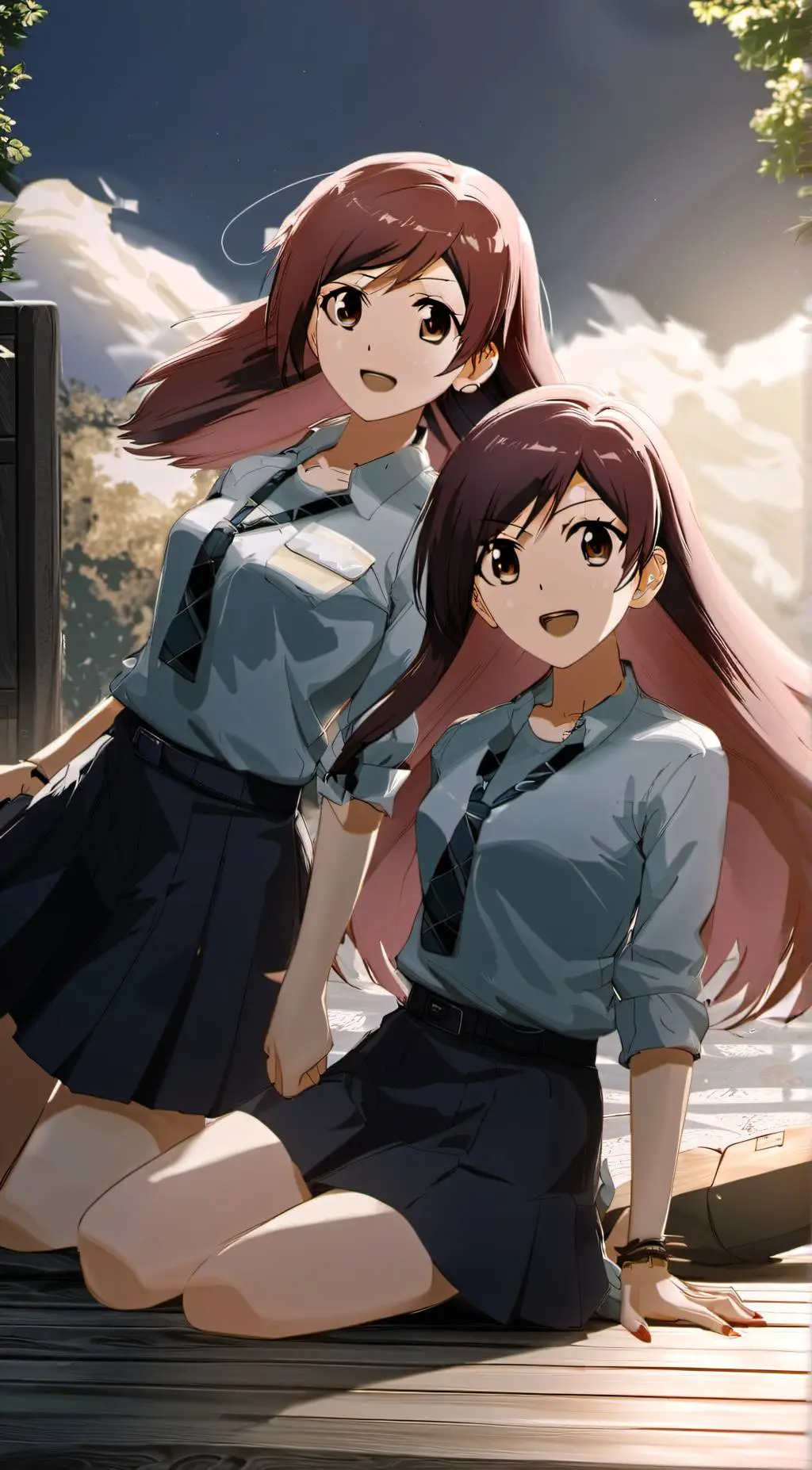 ai character: Ako, Riko background
