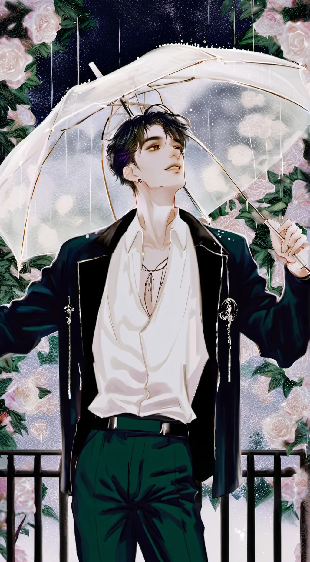ai character: Usagi  background