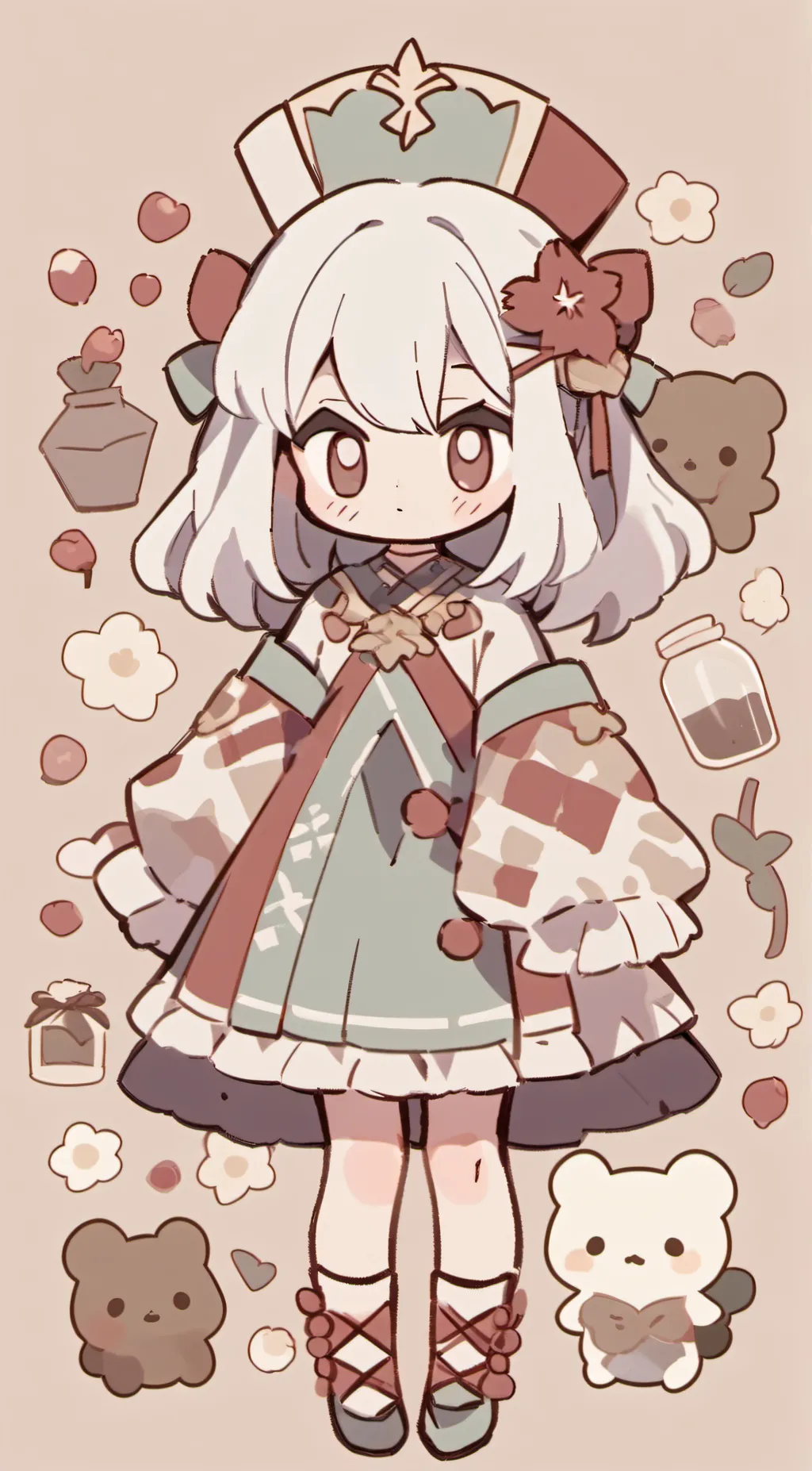 ai character: Lila background